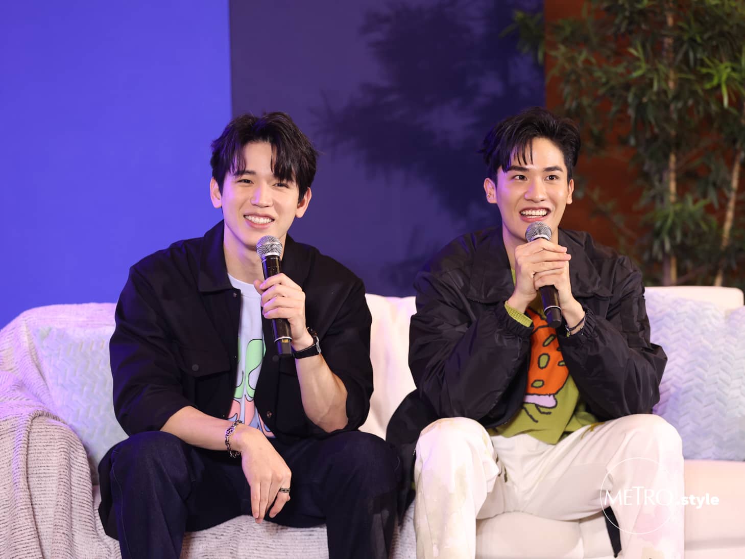 Thai actors Tay Tawan and New Thitipoom